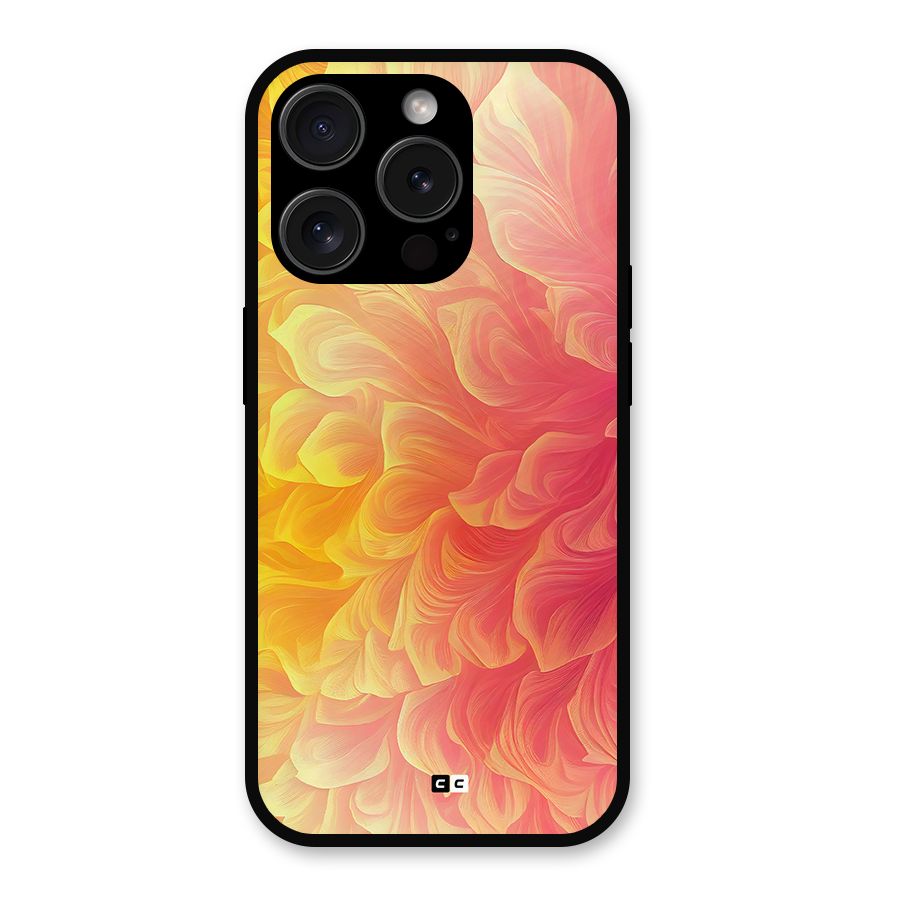 Amazing Vibrant Pattern Metal Back Case for iPhone 15 Pro