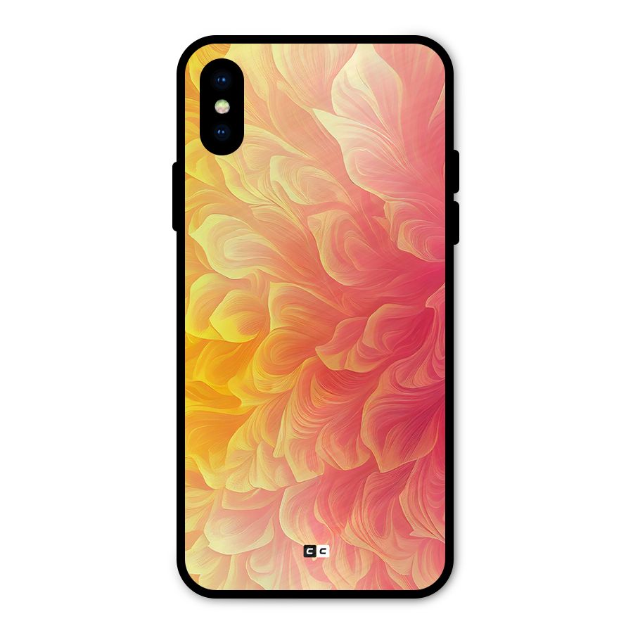 Amazing Vibrant Pattern Metal Back Case for iPhone X
