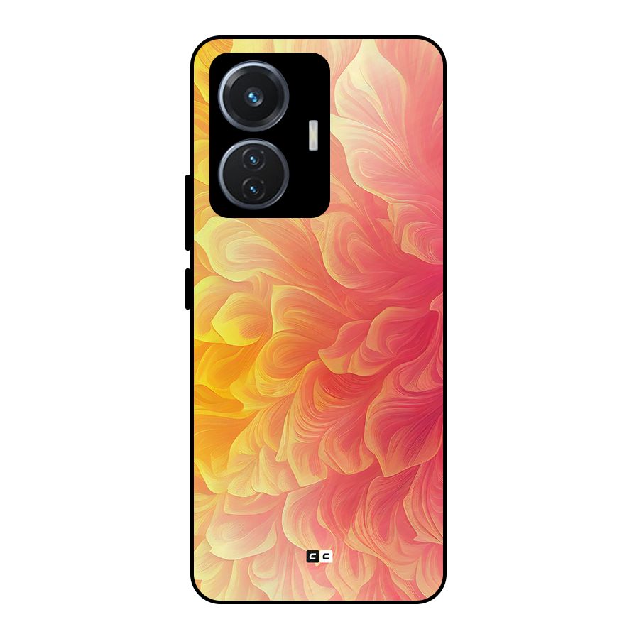 Amazing Vibrant Pattern Metal Back Case for iQOO Z6 44W