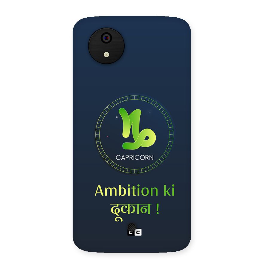 Ambitious Capricorn Back Case for Canvas A1  AQ4501