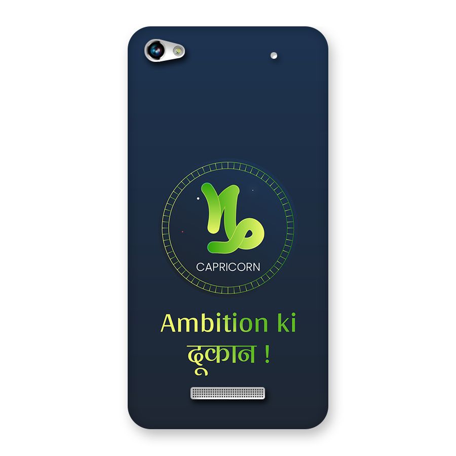 Ambitious Capricorn Back Case for Canvas Hue 2 A316