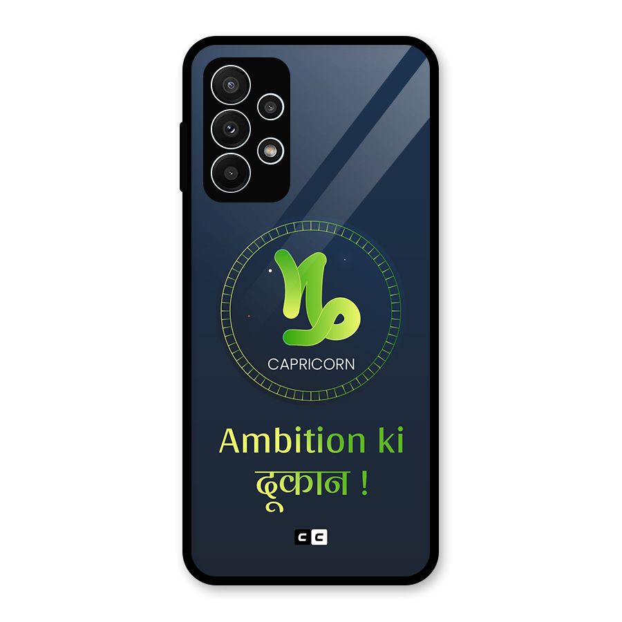 Ambitious Capricorn Glass Back Case for Galaxy A23