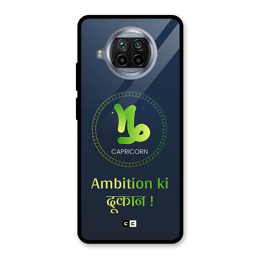 Ambitious Capricorn Glass Back Case for Mi 10i