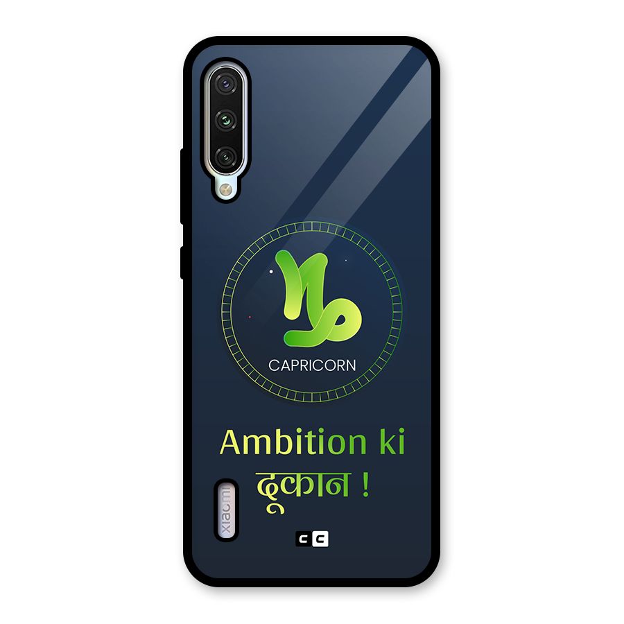 Ambitious Capricorn Glass Back Case for Mi A3