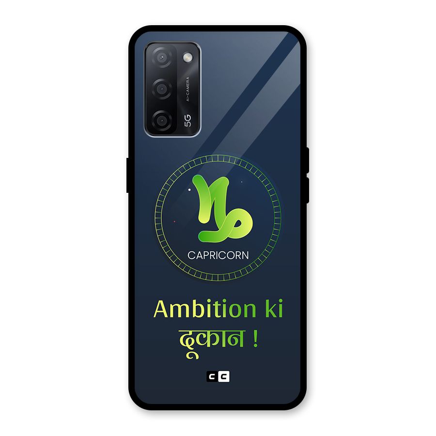 Ambitious Capricorn Glass Back Case for Oppo A53s 5G