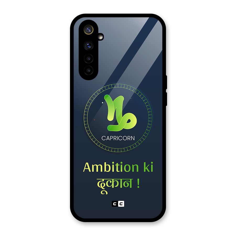 Ambitious Capricorn Glass Back Case for Realme 6i