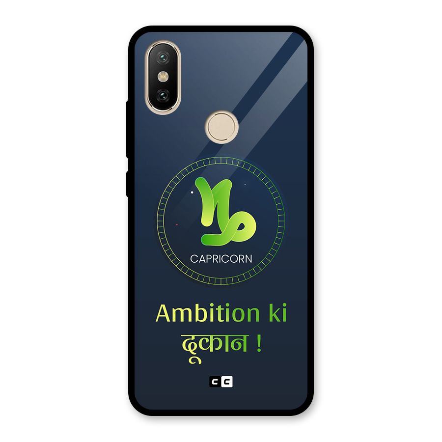 Ambitious Capricorn Glass Back Case for Redmi A2