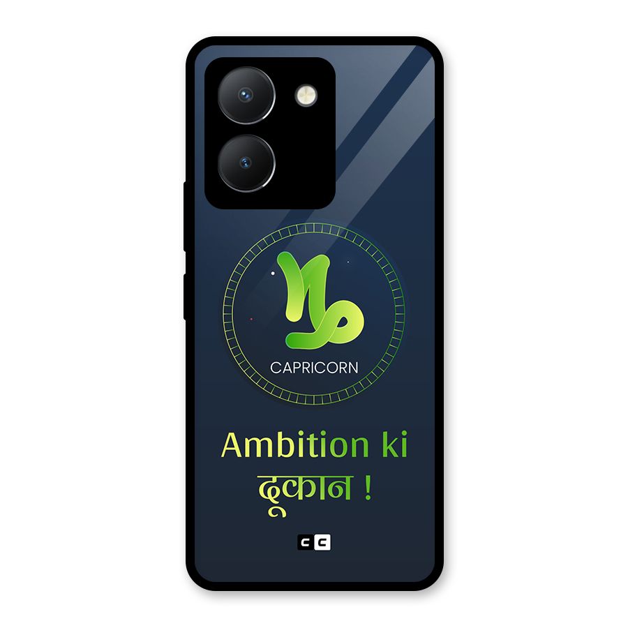 Ambitious Capricorn Glass Back Case for Vivo Y36