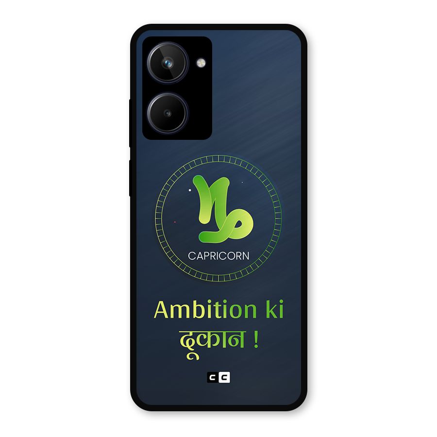 Ambitious Capricorn Metal Back Case for Realme 10