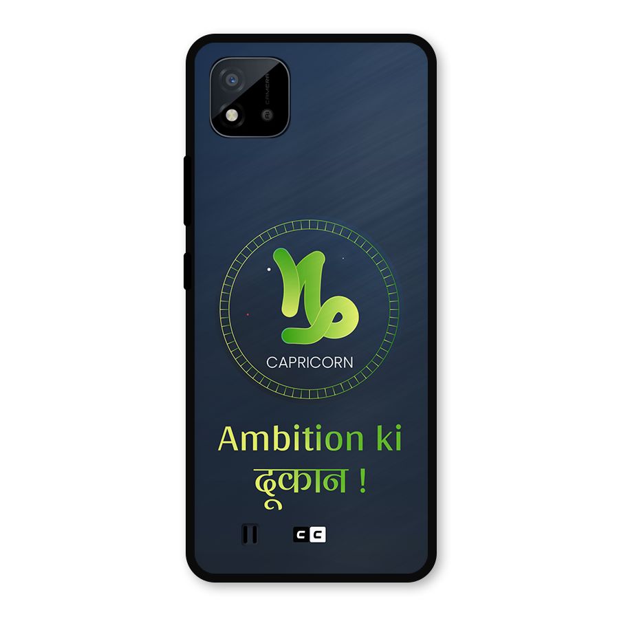 Ambitious Capricorn Metal Back Case for Realme C11 2021
