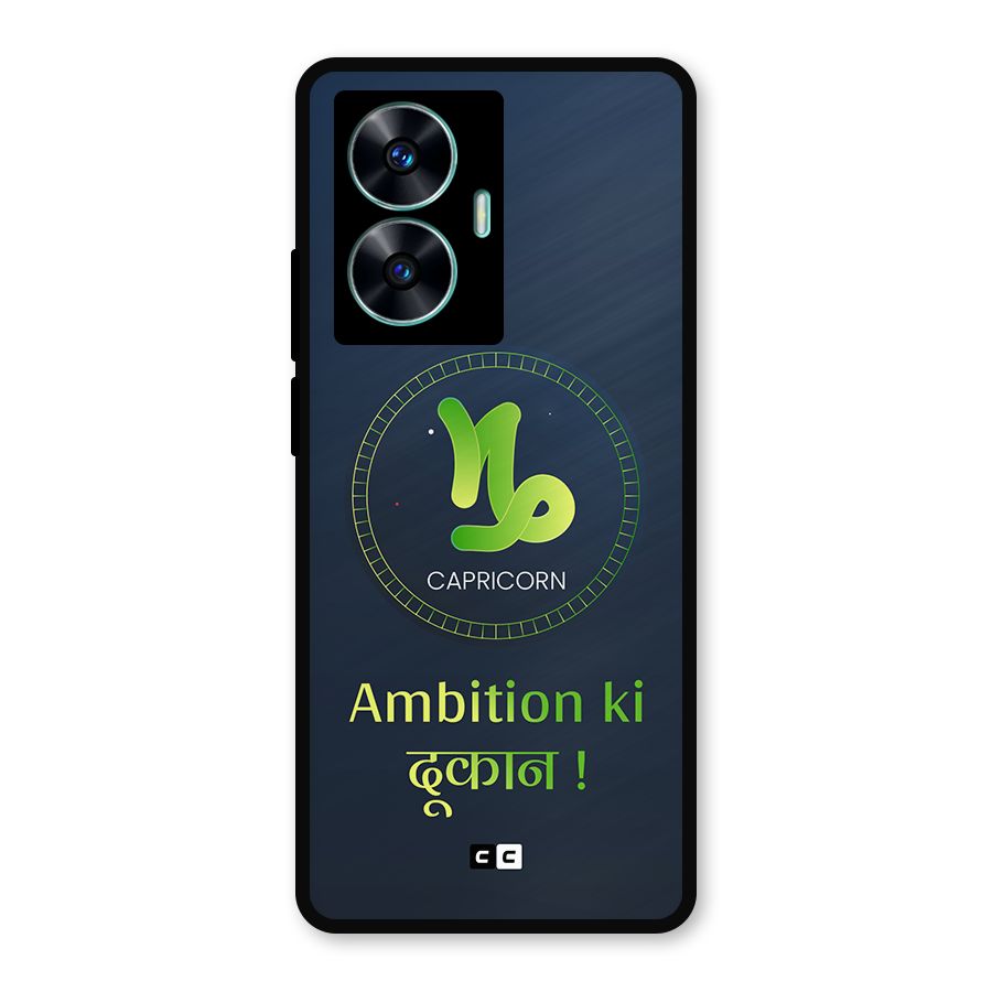 Ambitious Capricorn Metal Back Case for Realme C55