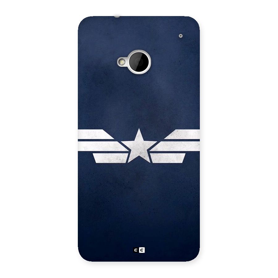 American Shield Back Case for One M7 (Single Sim)