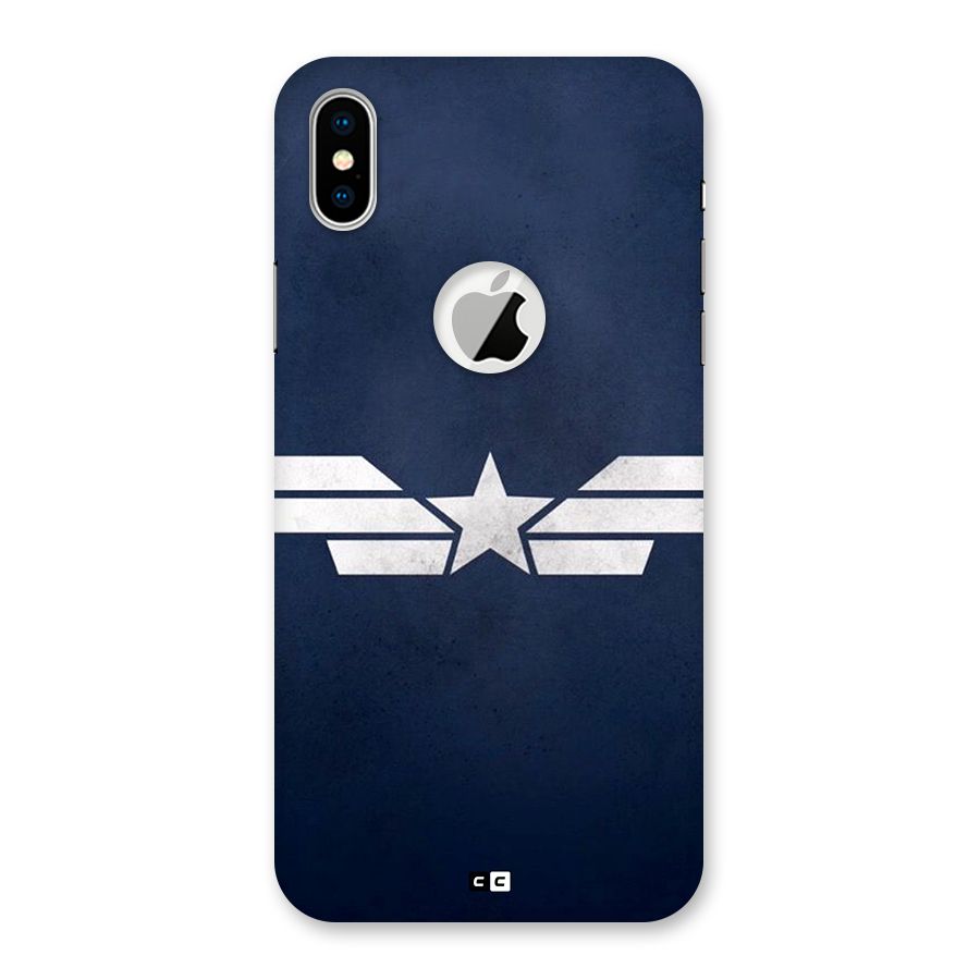 American Shield Back Case for iPhone X Logo Cut