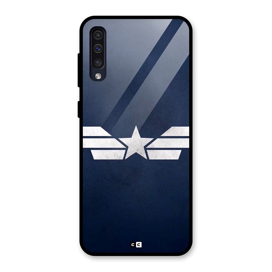American Shield Glass Back Case for Galaxy A50s