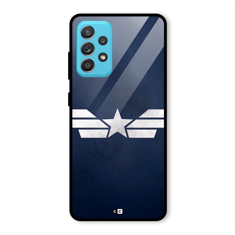 American Shield Glass Back Case for Galaxy A52