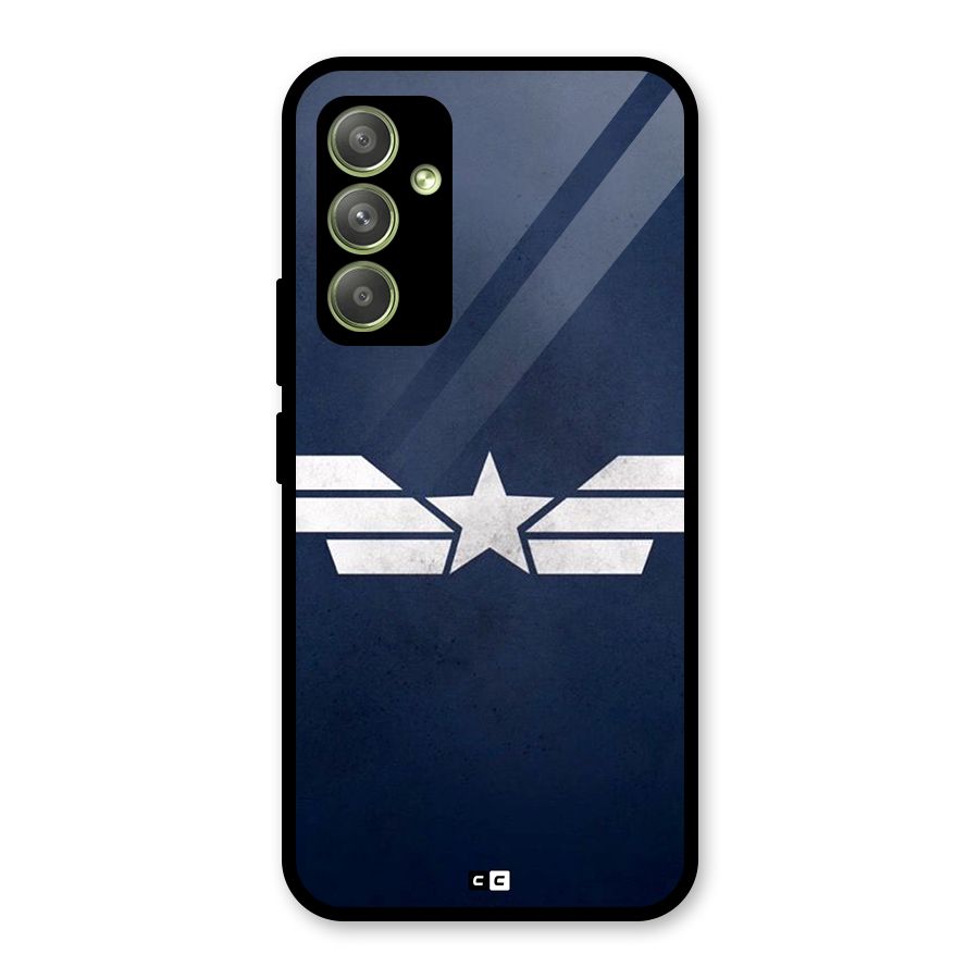 American Shield Glass Back Case for Galaxy A54