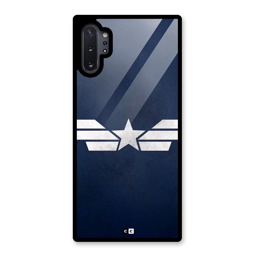 American Shield Glass Back Case for Galaxy Note 10 Plus