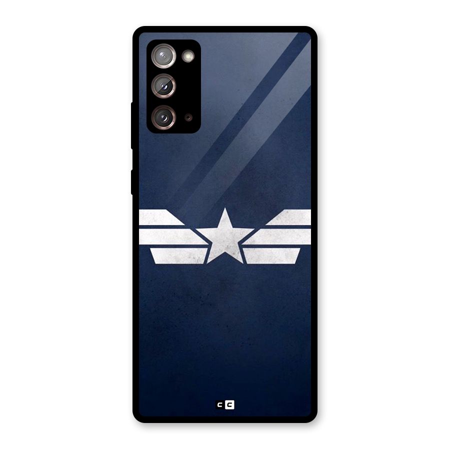 American Shield Glass Back Case for Galaxy Note 20