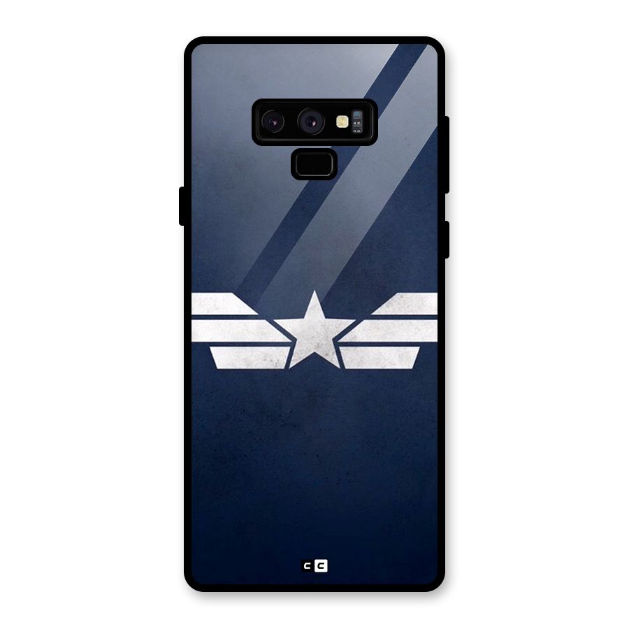American Shield Glass Back Case for Galaxy Note 9