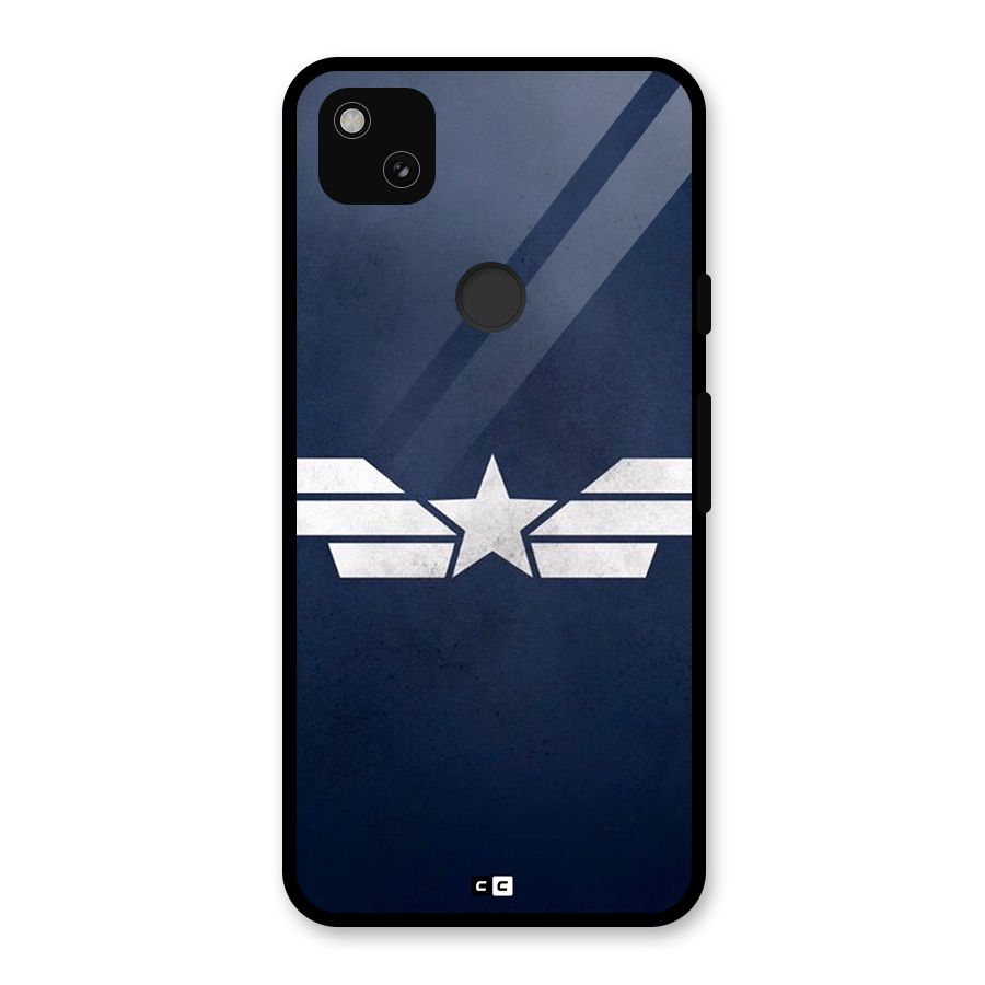 American Shield Glass Back Case for Google Pixel 4a