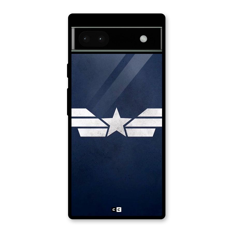 American Shield Glass Back Case for Google Pixel 6a