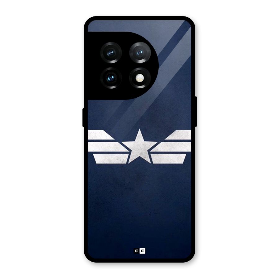 American Shield Glass Back Case for OnePlus 11