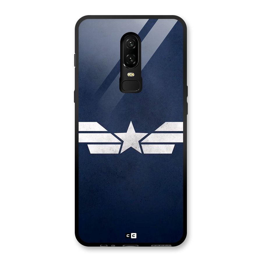 American Shield Glass Back Case for OnePlus 6