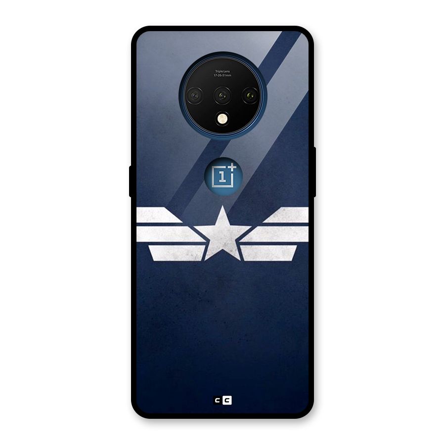 American Shield Glass Back Case for OnePlus 7T