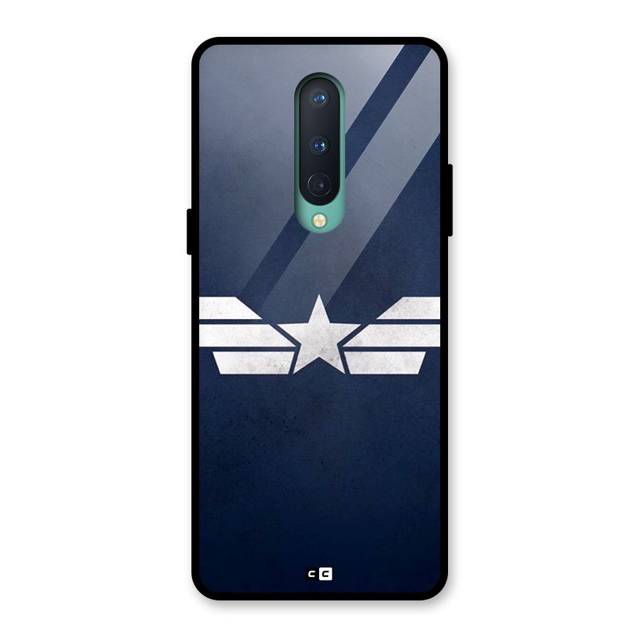 American Shield Glass Back Case for OnePlus 8