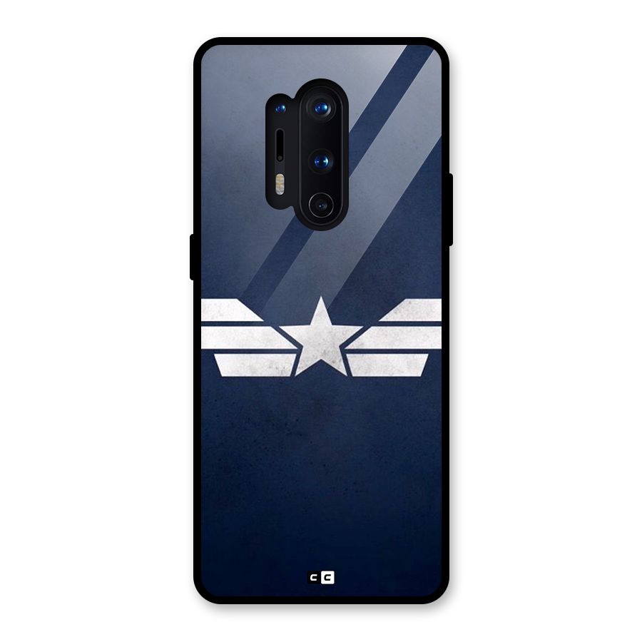 American Shield Glass Back Case for OnePlus 8 Pro