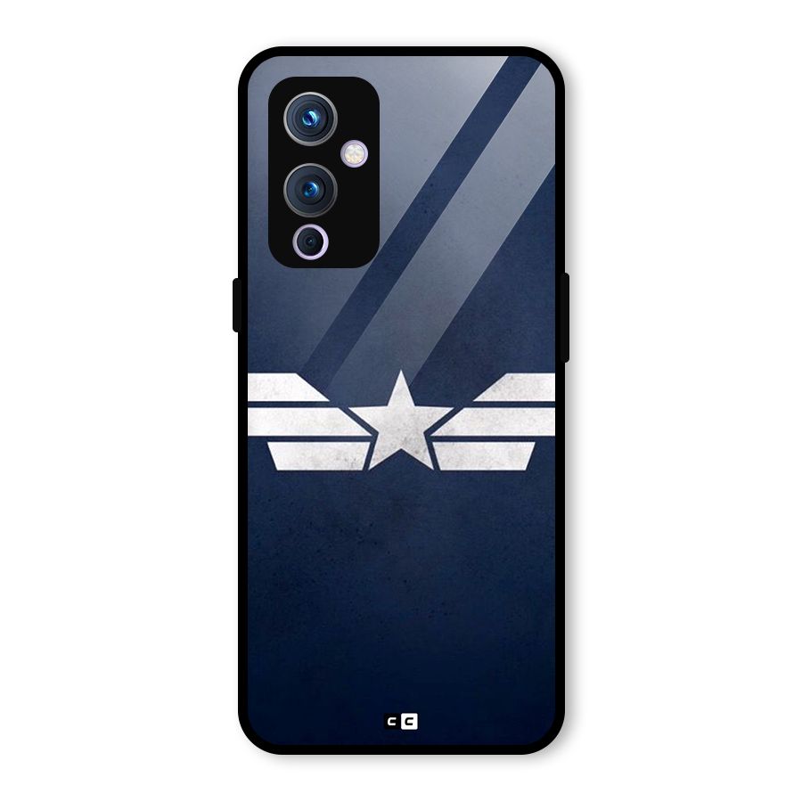 American Shield Glass Back Case for OnePlus 9