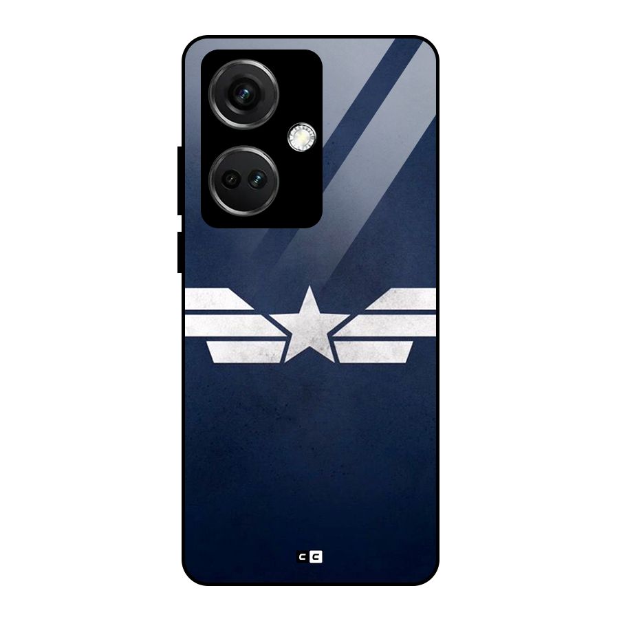 American Shield Glass Back Case for OnePlus Nord CE 3 5G