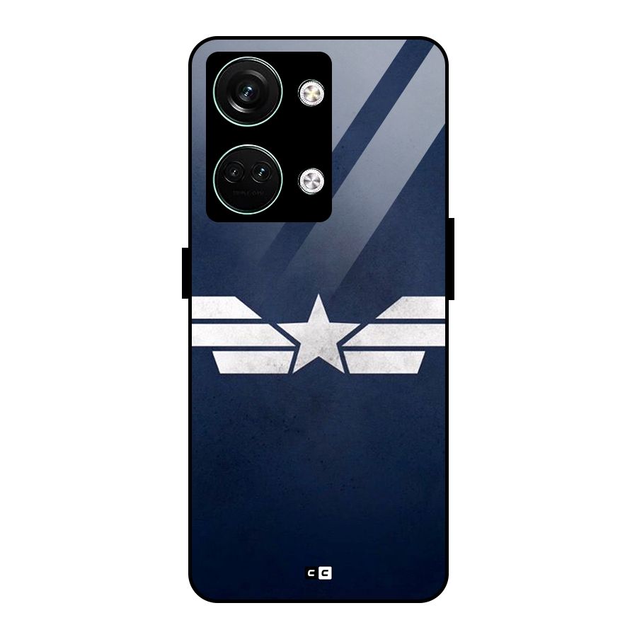 American Shield Glass Back Case for Oneplus Nord 3