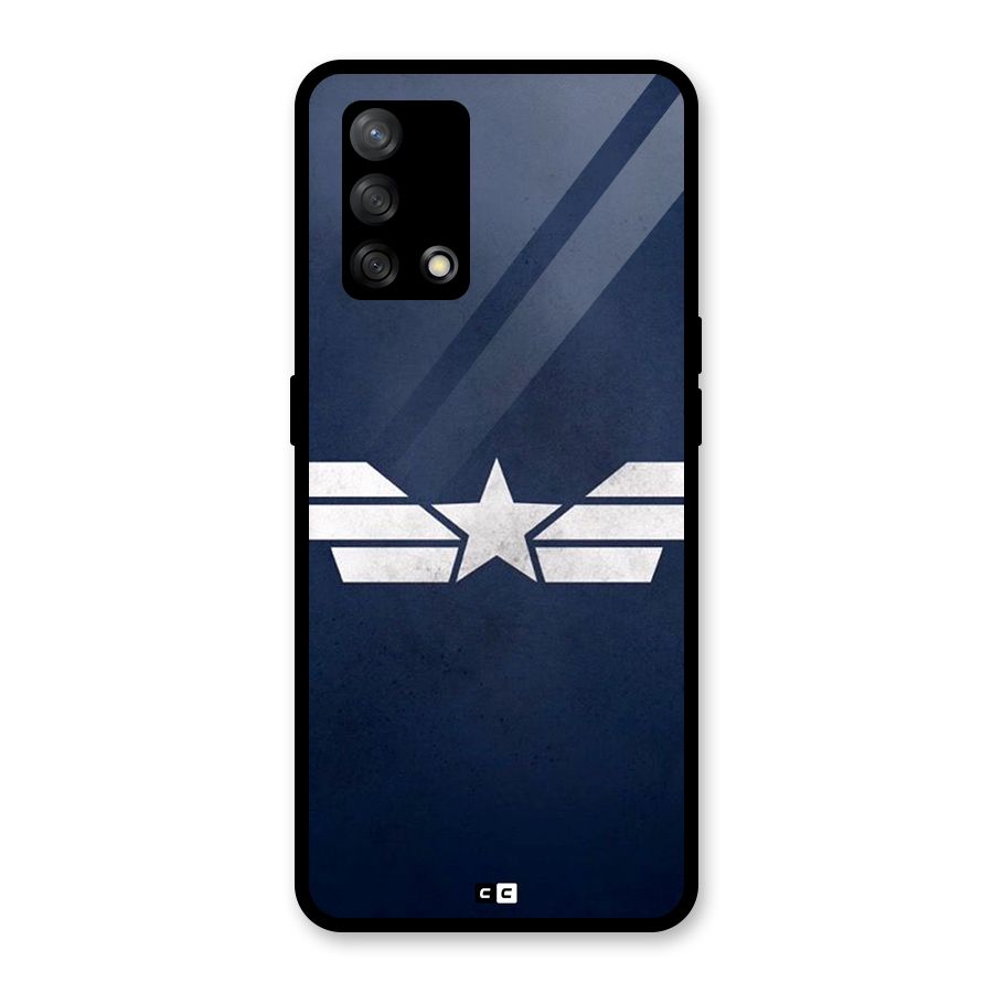 American Shield Glass Back Case for Oppo F19s