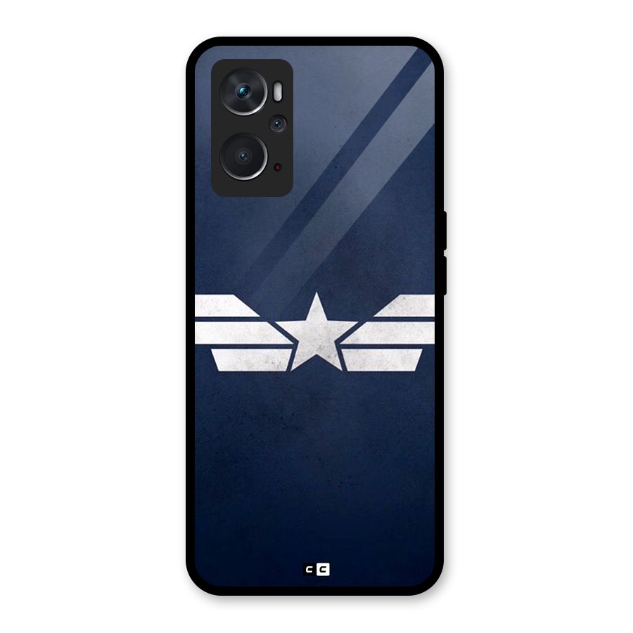 American Shield Glass Back Case for Oppo K10 4G