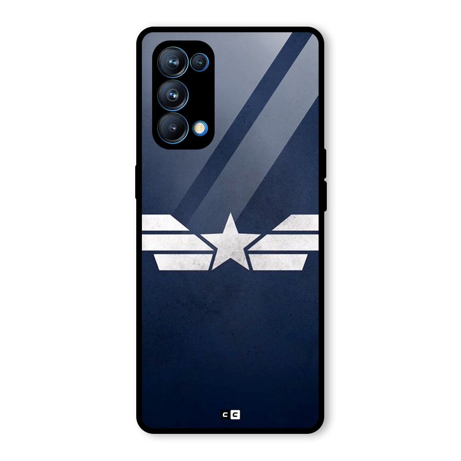 American Shield Glass Back Case for Oppo Reno5 Pro 5G