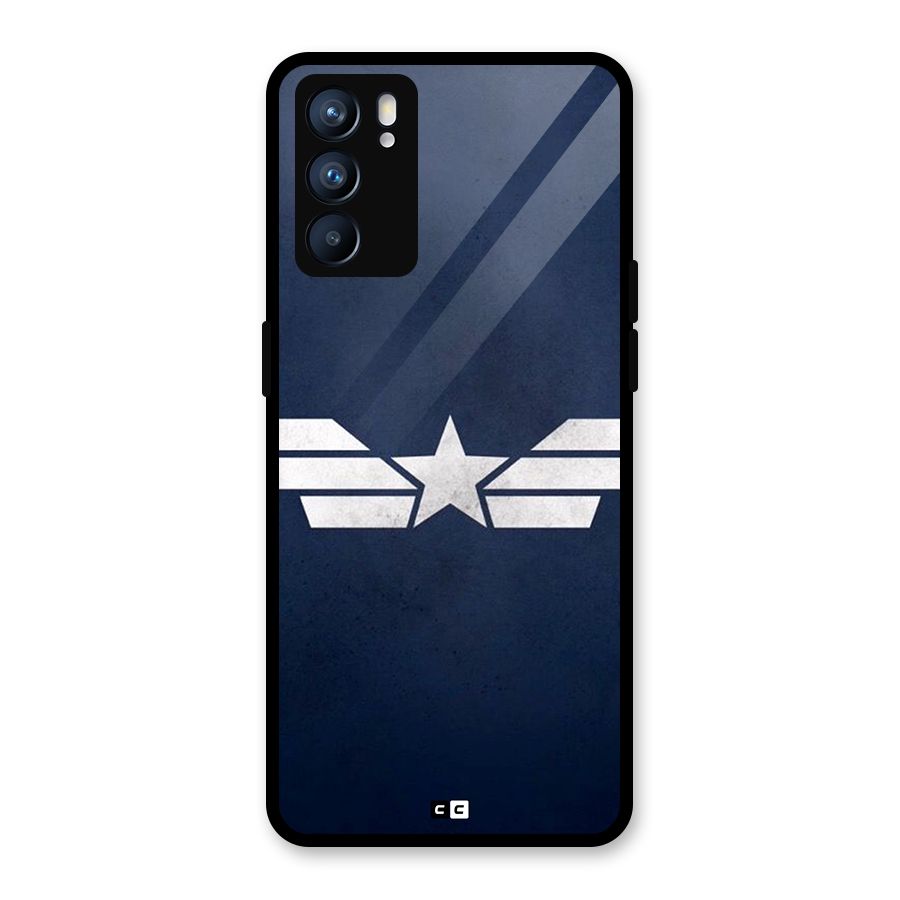 American Shield Glass Back Case for Oppo Reno6 5G