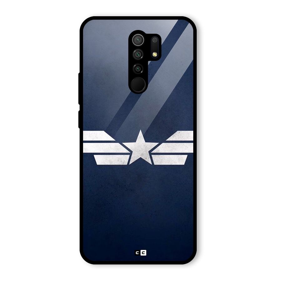 American Shield Glass Back Case for Poco M2