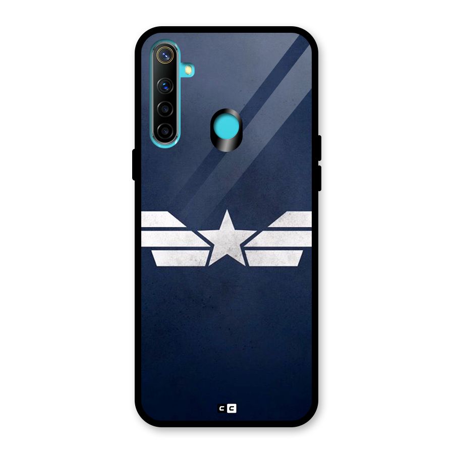 American Shield Glass Back Case for Realme 5i