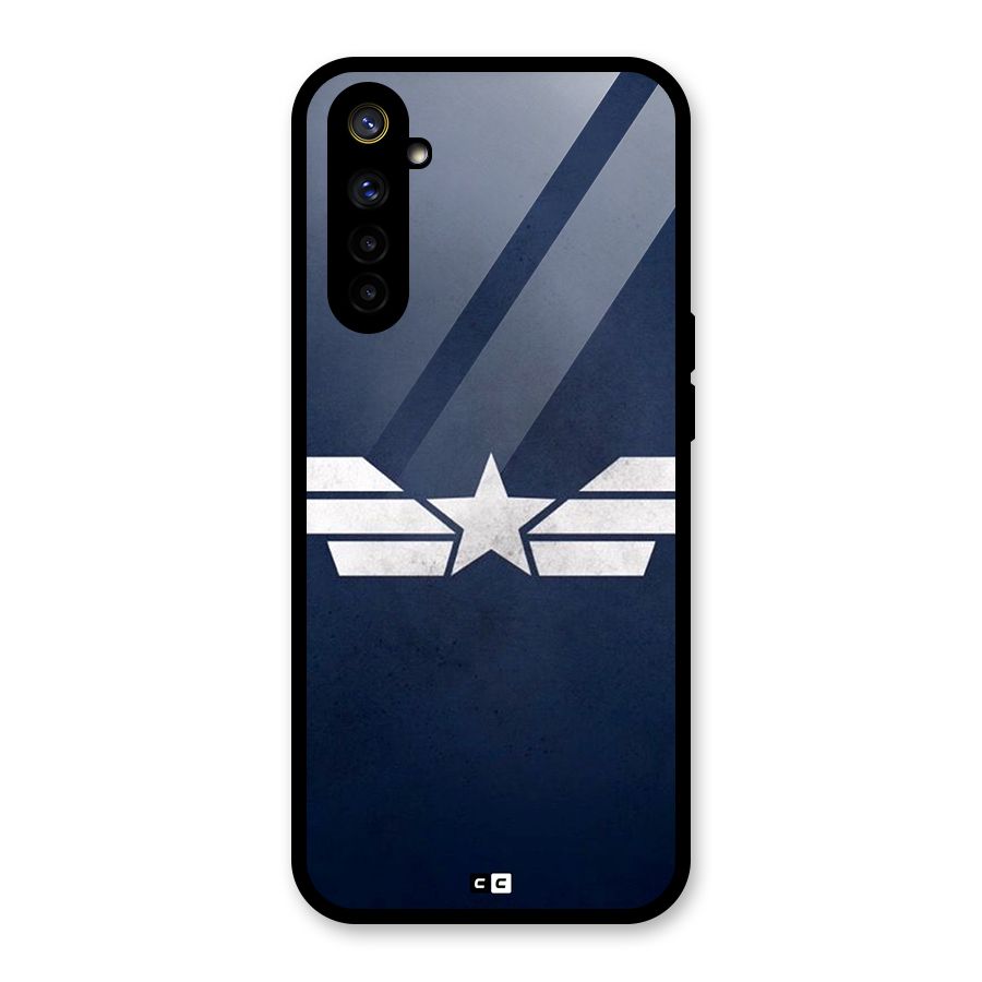 American Shield Glass Back Case for Realme 6i
