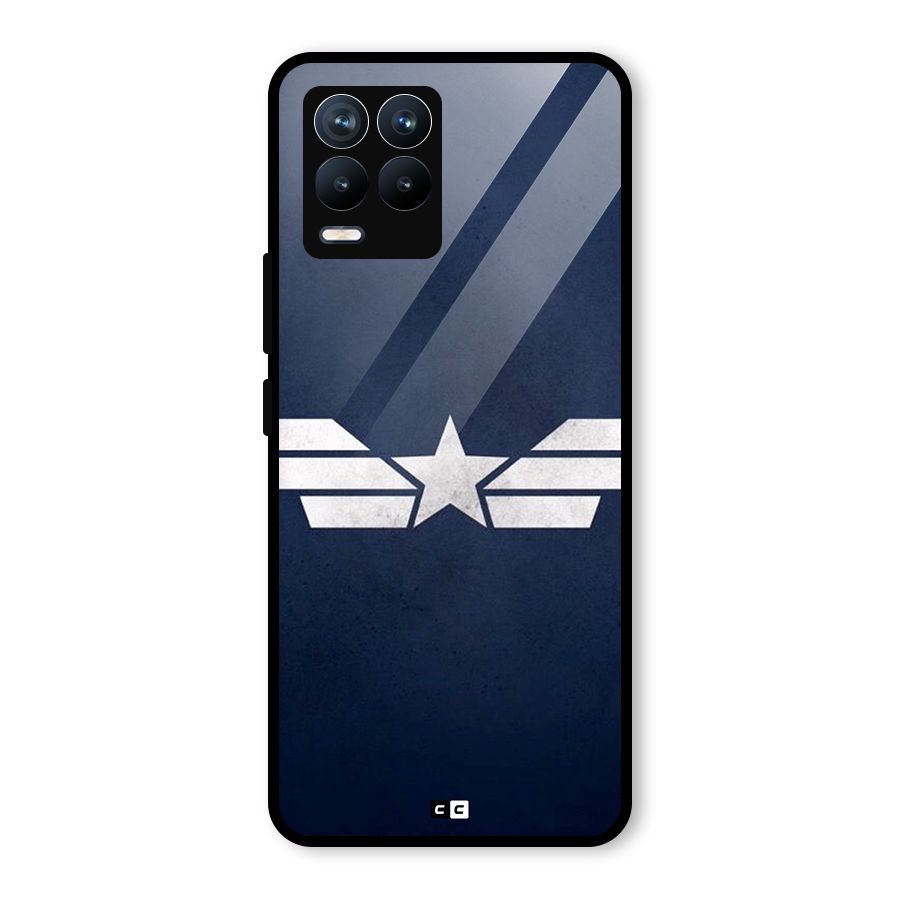 American Shield Glass Back Case for Realme 8