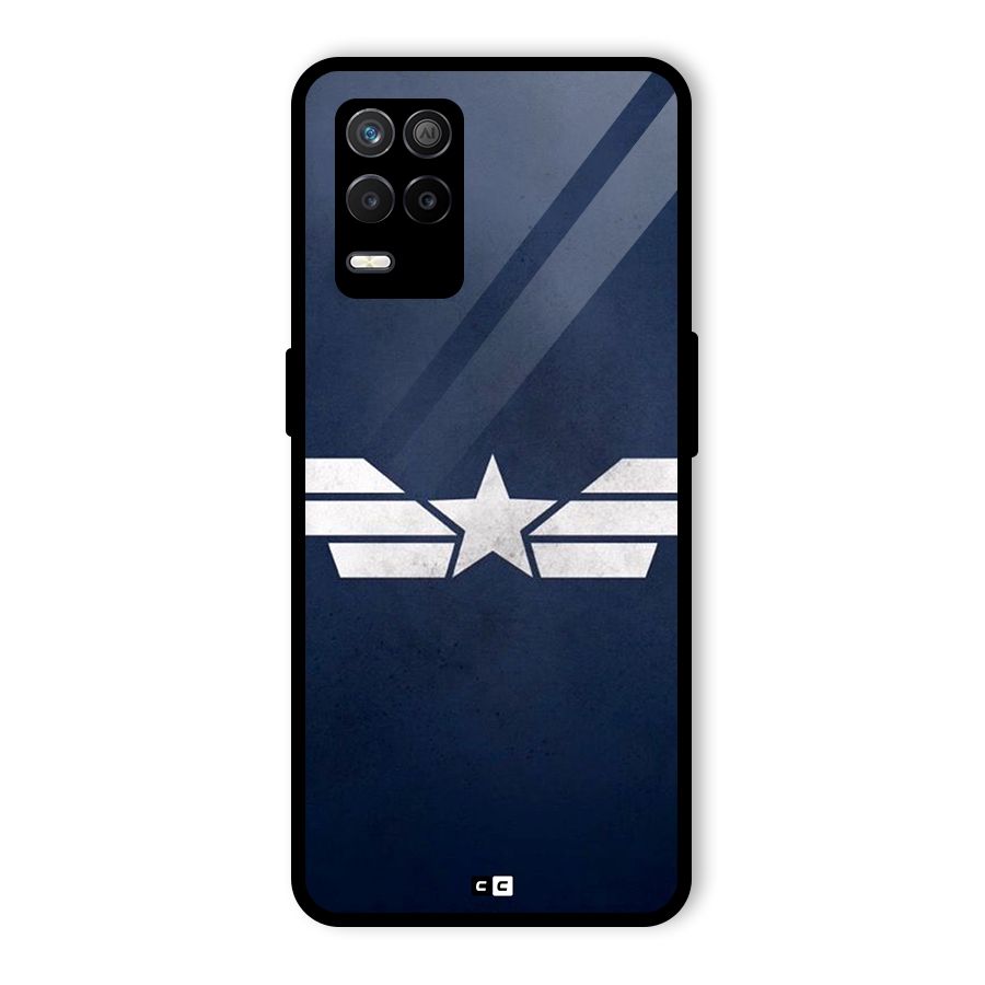 American Shield Glass Back Case for Realme 8 5G