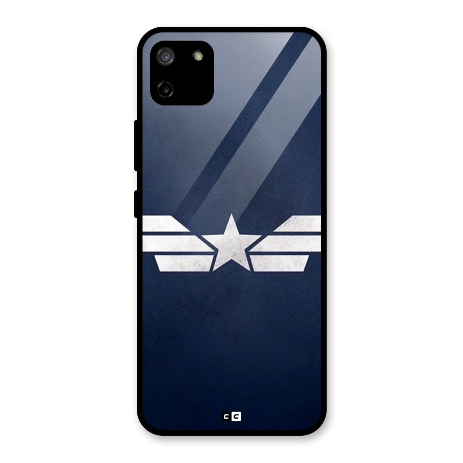 American Shield Glass Back Case for Realme C11