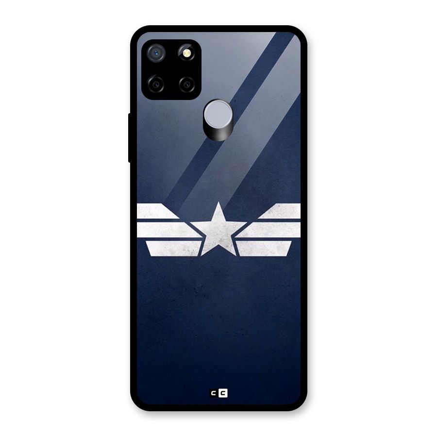 American Shield Glass Back Case for Realme C12