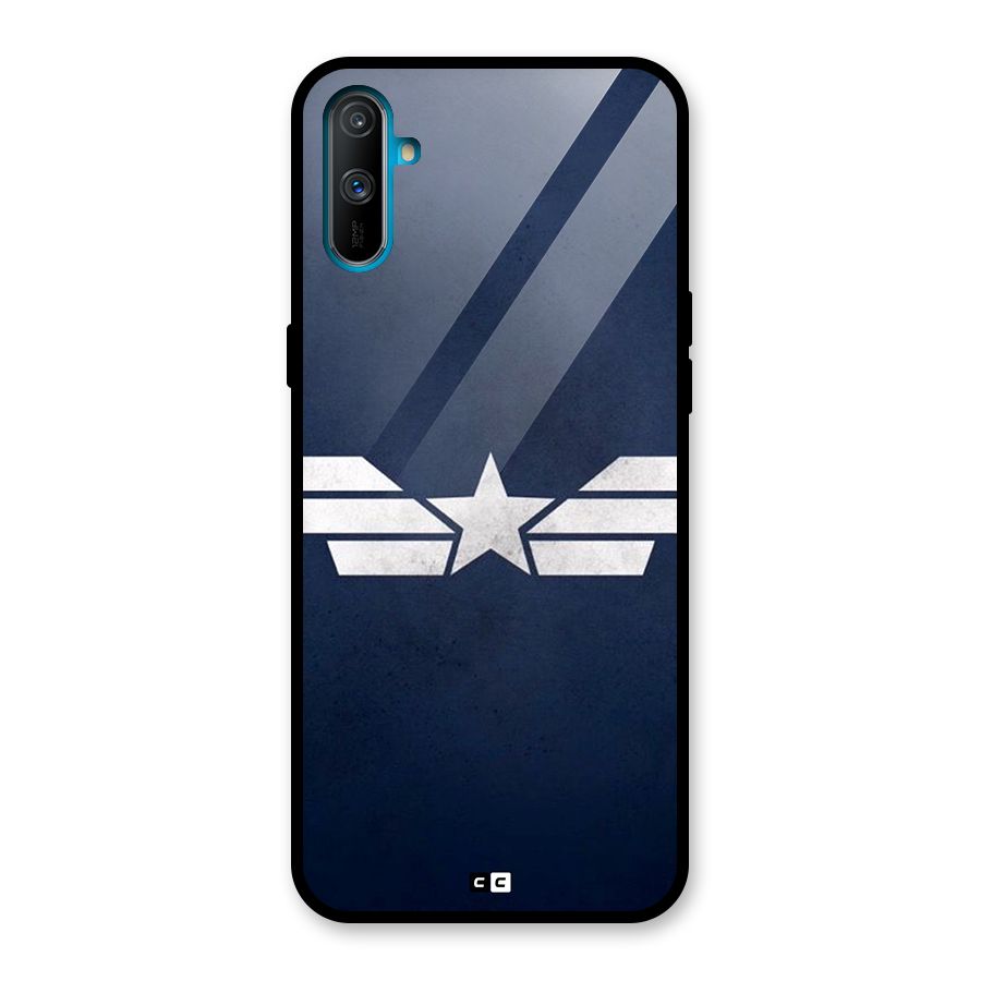 American Shield Glass Back Case for Realme C3
