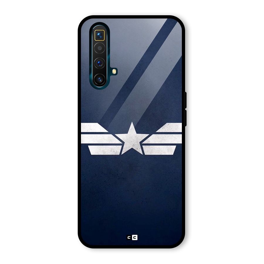American Shield Glass Back Case for Realme X3