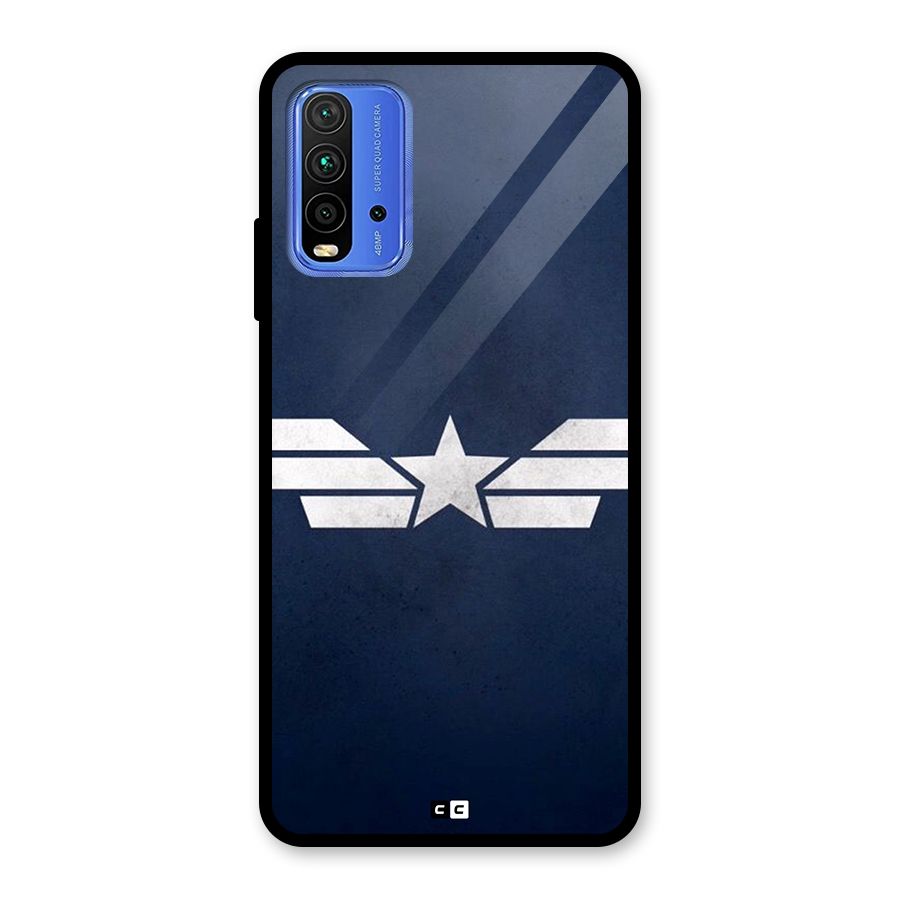 American Shield Glass Back Case for Redmi 9 Power
