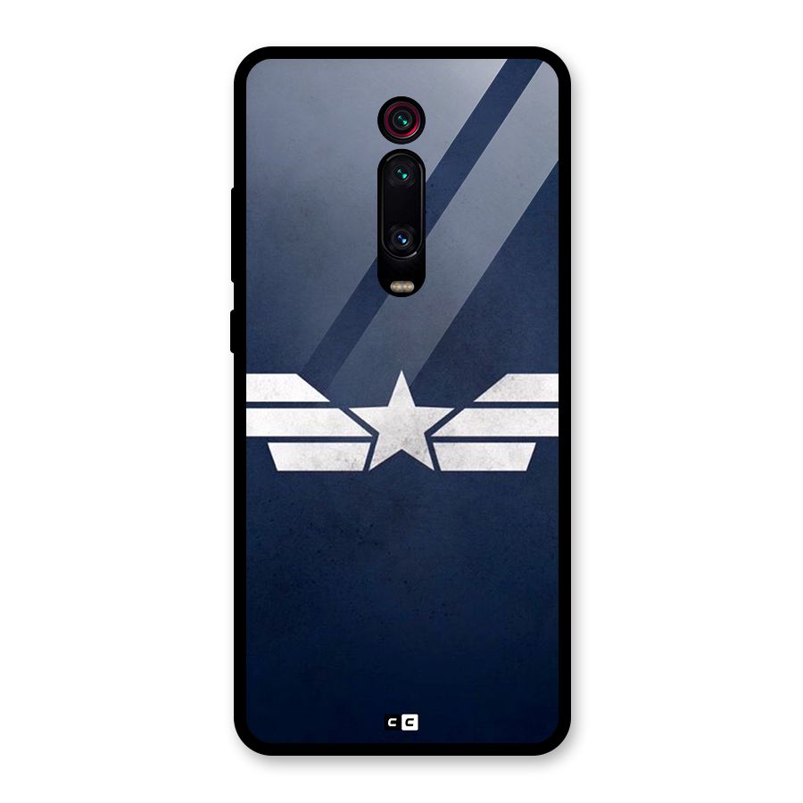American Shield Glass Back Case for Redmi K20