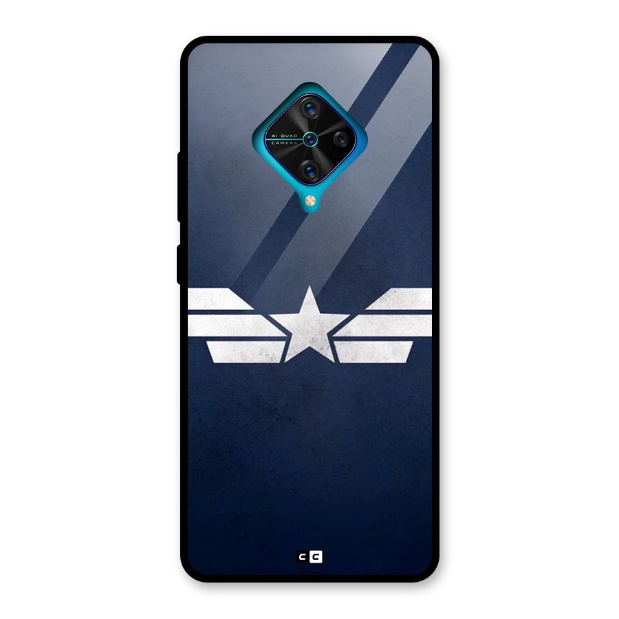 American Shield Glass Back Case for Vivo S1 Pro