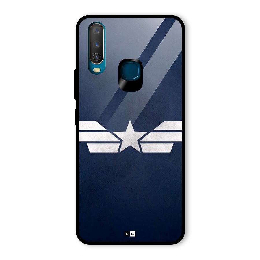 American Shield Glass Back Case for Vivo U10